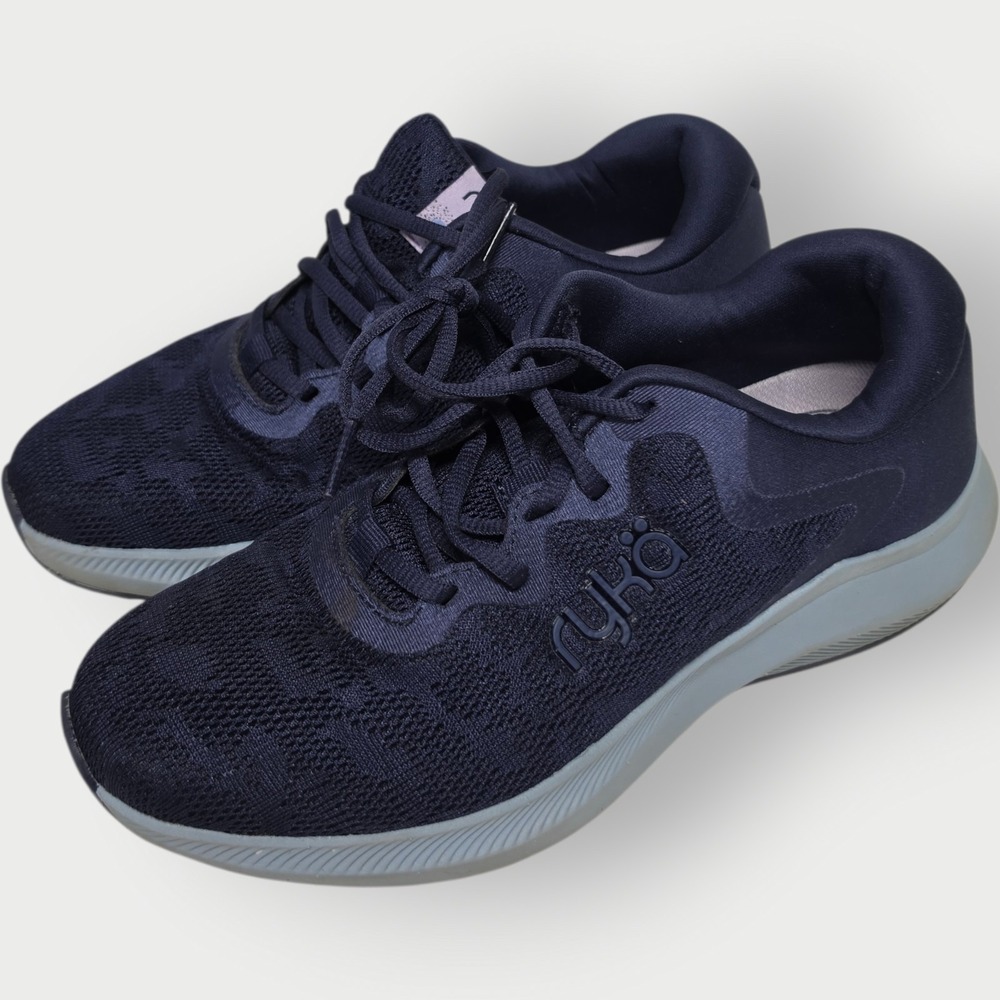 Ryka Mesh Walking Sneakers Frenzy Academy Blue Size 8M Womans